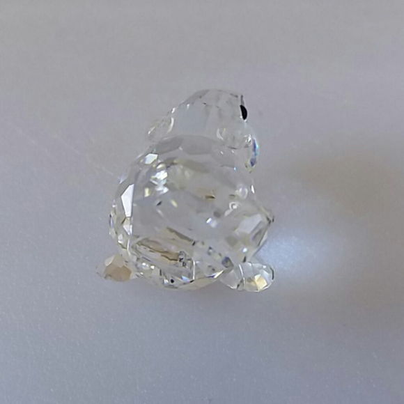 Vtg Swarovski baby beaver End Spec Coll swan logo retired - Picture 2 of 3